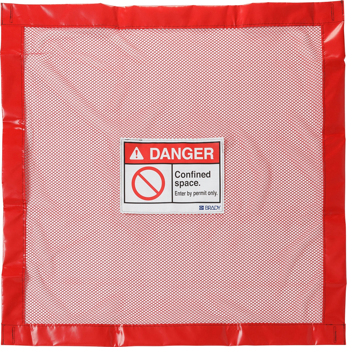 Lockable manhole cover, single, narrow space - M