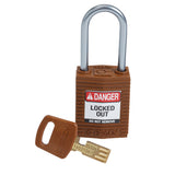 SafeKey Compact Nylon-Vorhängeschlösser mit Aluminiumbügel für Lockout-Anwendungen