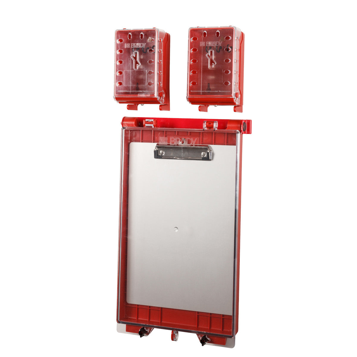 Poste de contrôle d'autorisation avec boîtier de verrouillage extrêmement compact