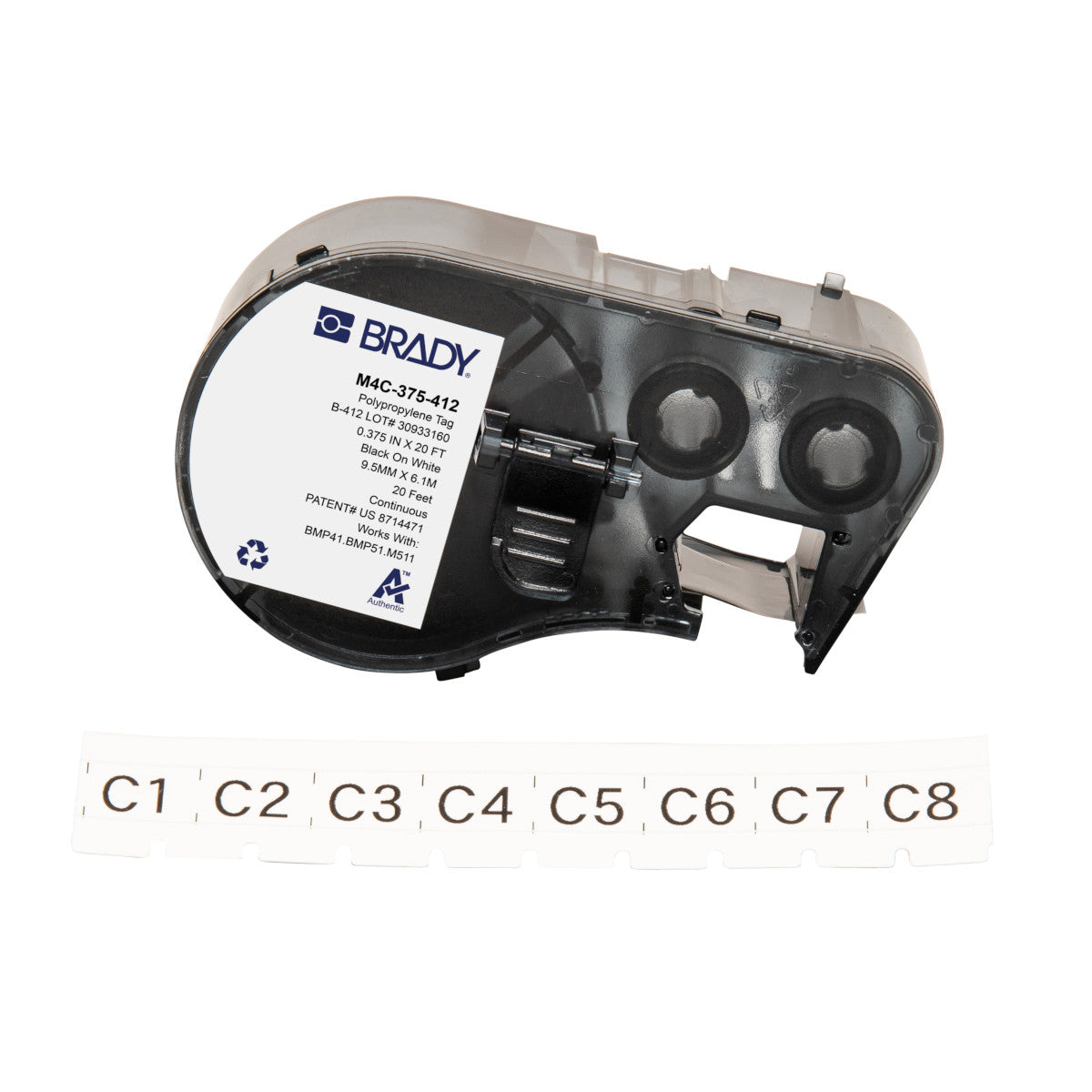 Étiquettes pour imprimantes d'étiquettes M410/BMP41/M510/BMP51/M511