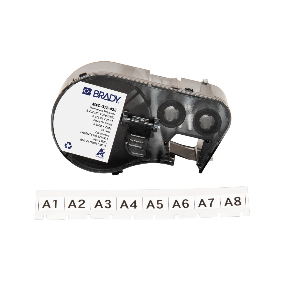 Étiquettes pour imprimantes d'étiquettes M410/BMP41/M510/BMP51/M511