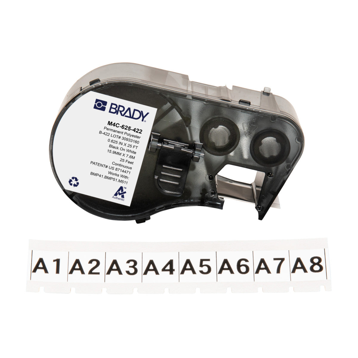 Étiquettes pour imprimantes d'étiquettes M410/BMP41/M510/BMP51/M511