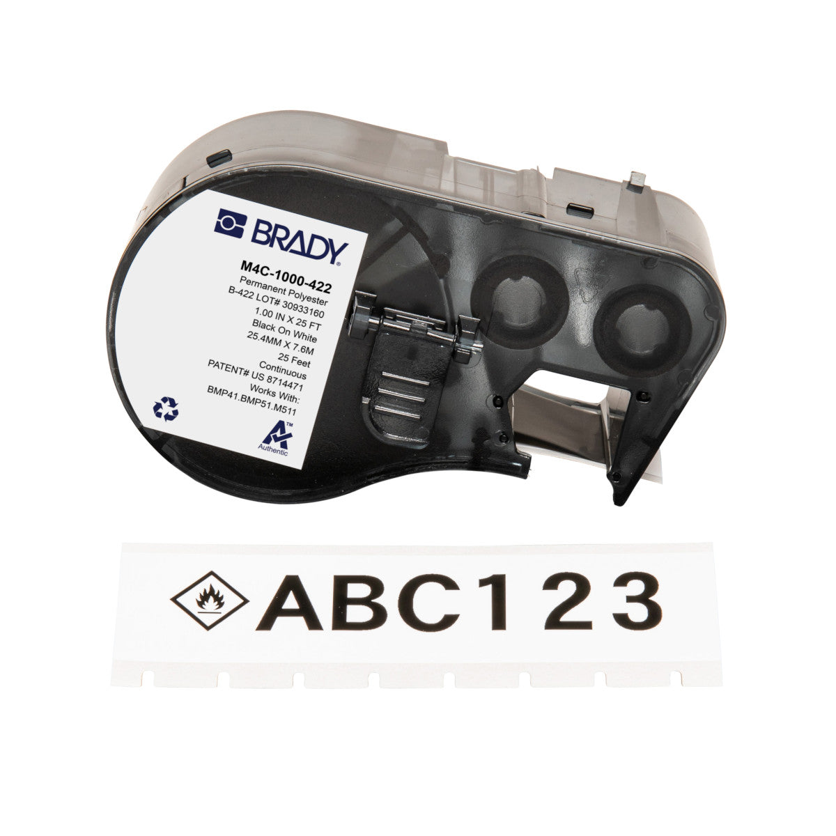 Étiquettes pour imprimantes d'étiquettes M410/BMP41/M510/BMP51/M511