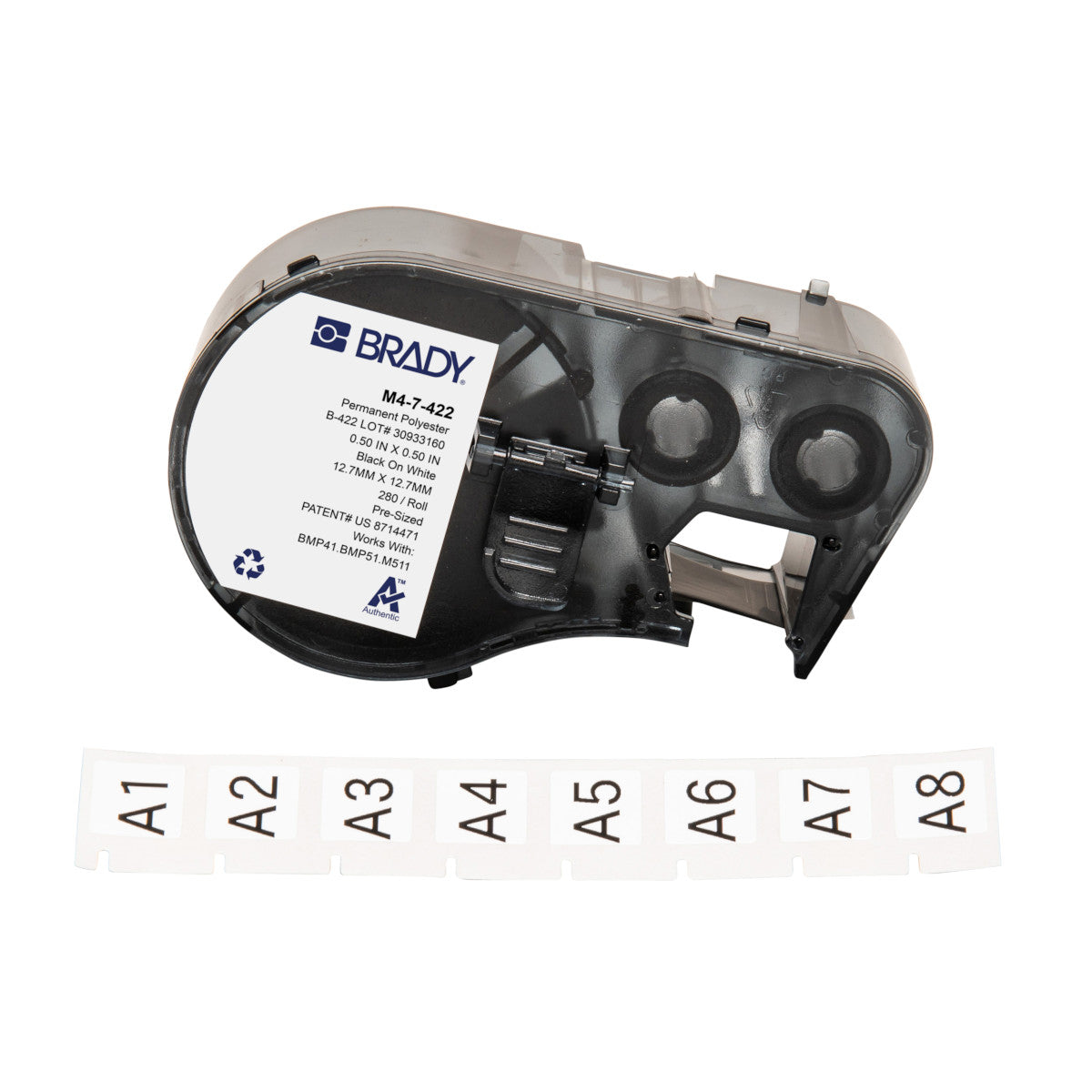 Étiquettes pour imprimantes d'étiquettes M410/BMP41/M510/BMP51/M511