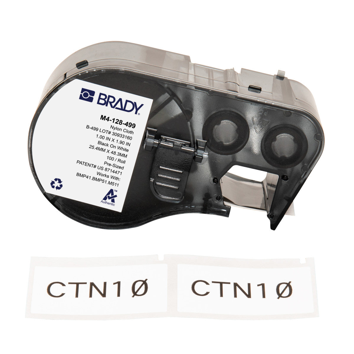 Étiquettes pour imprimantes d'étiquettes M410/BMP41/M510/BMP51/M511