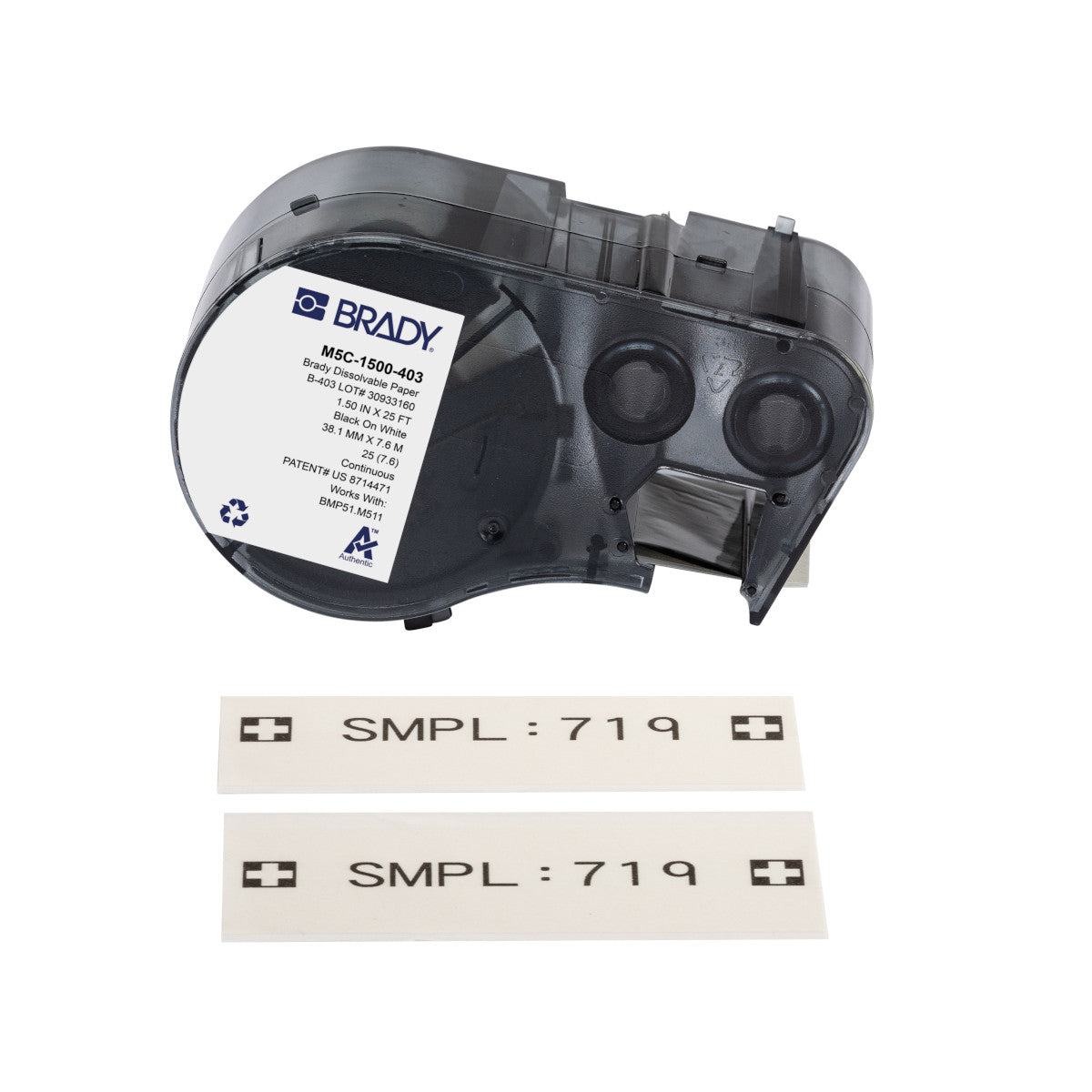 Wasserlösliches Papierband für M510/BMP51/M511 Etikettendrucker