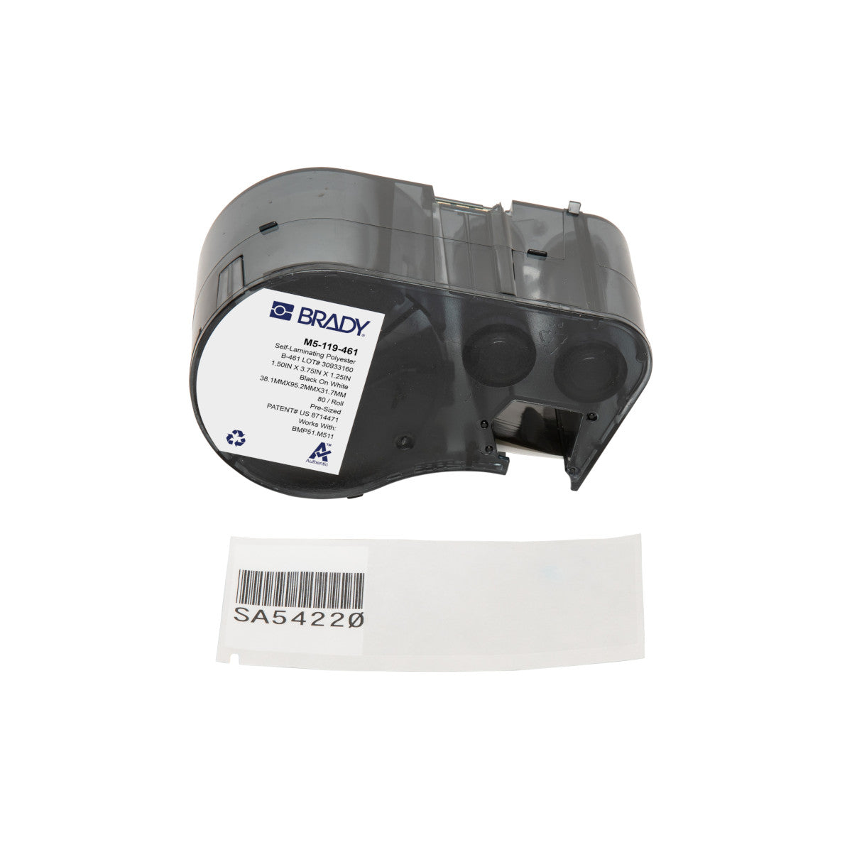 Étiquettes pour imprimantes d'étiquettes M510/BMP51/M511