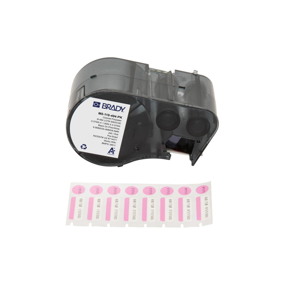 Étiquettes pour imprimantes d'étiquettes M510/BMP51/M511