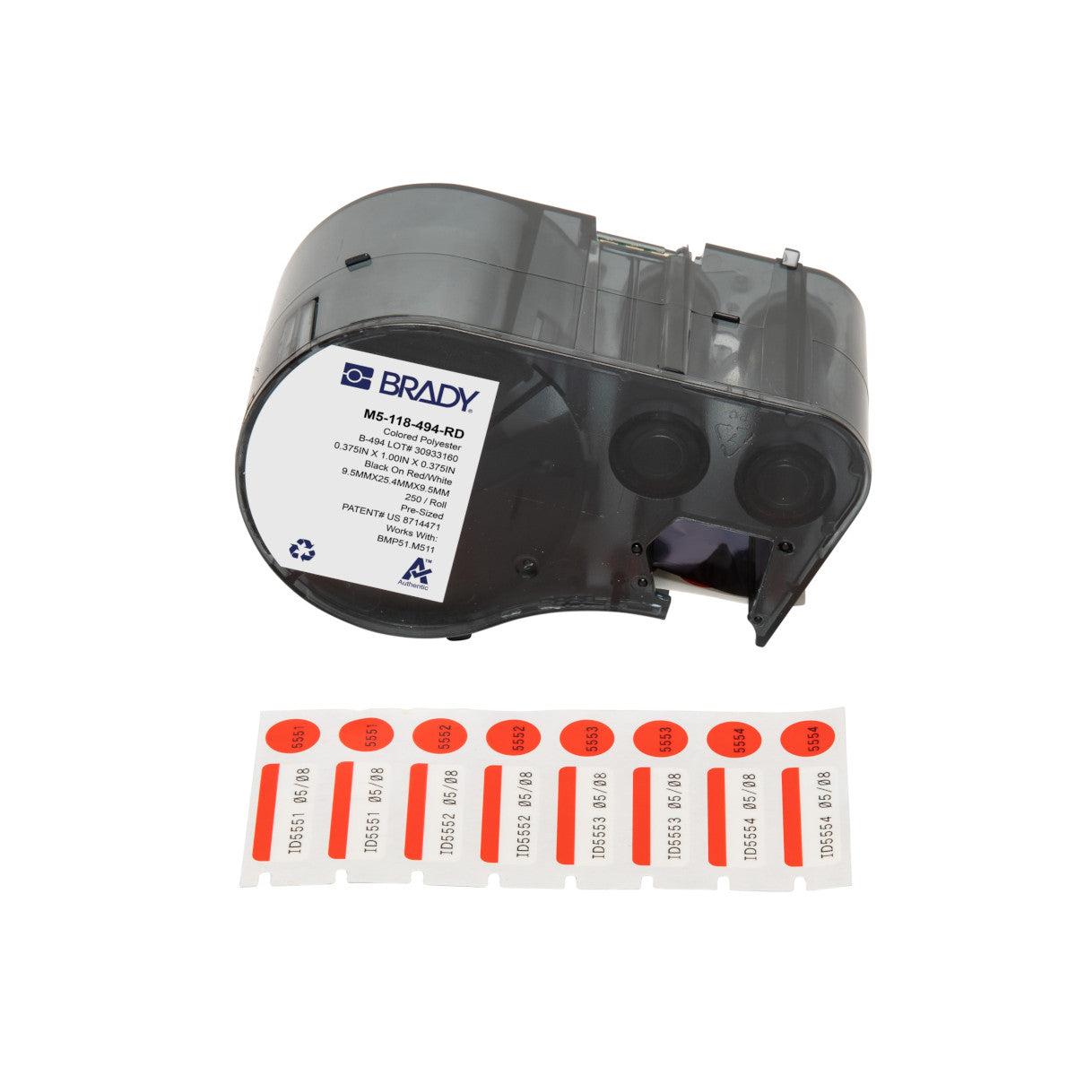 Étiquettes pour imprimantes d'étiquettes M510/BMP51/M511