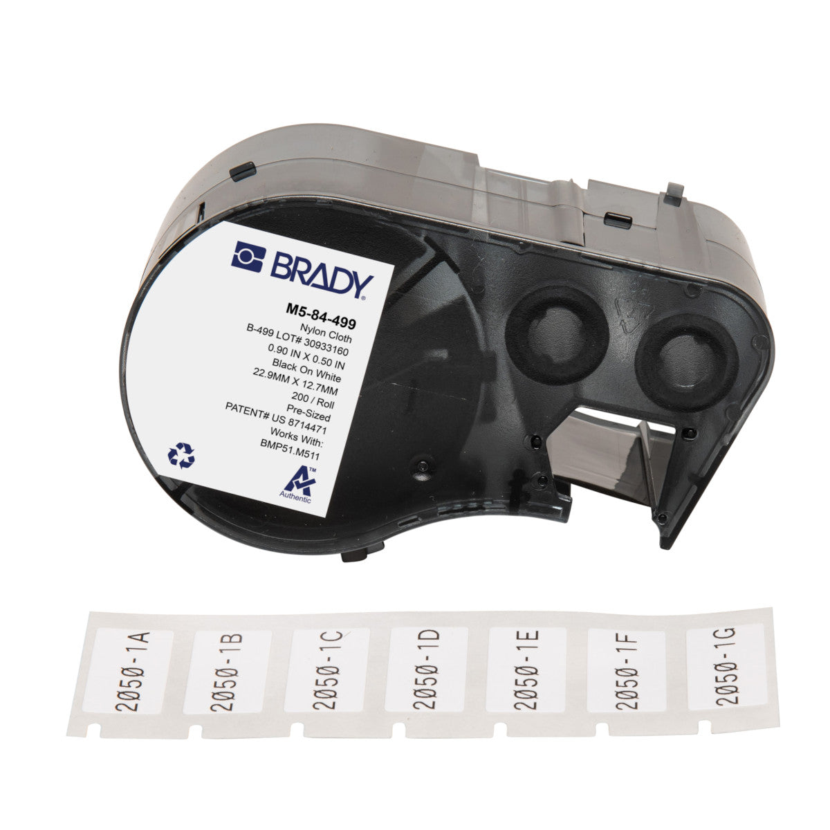 Étiquettes pour imprimantes d'étiquettes M510/BMP51/M511