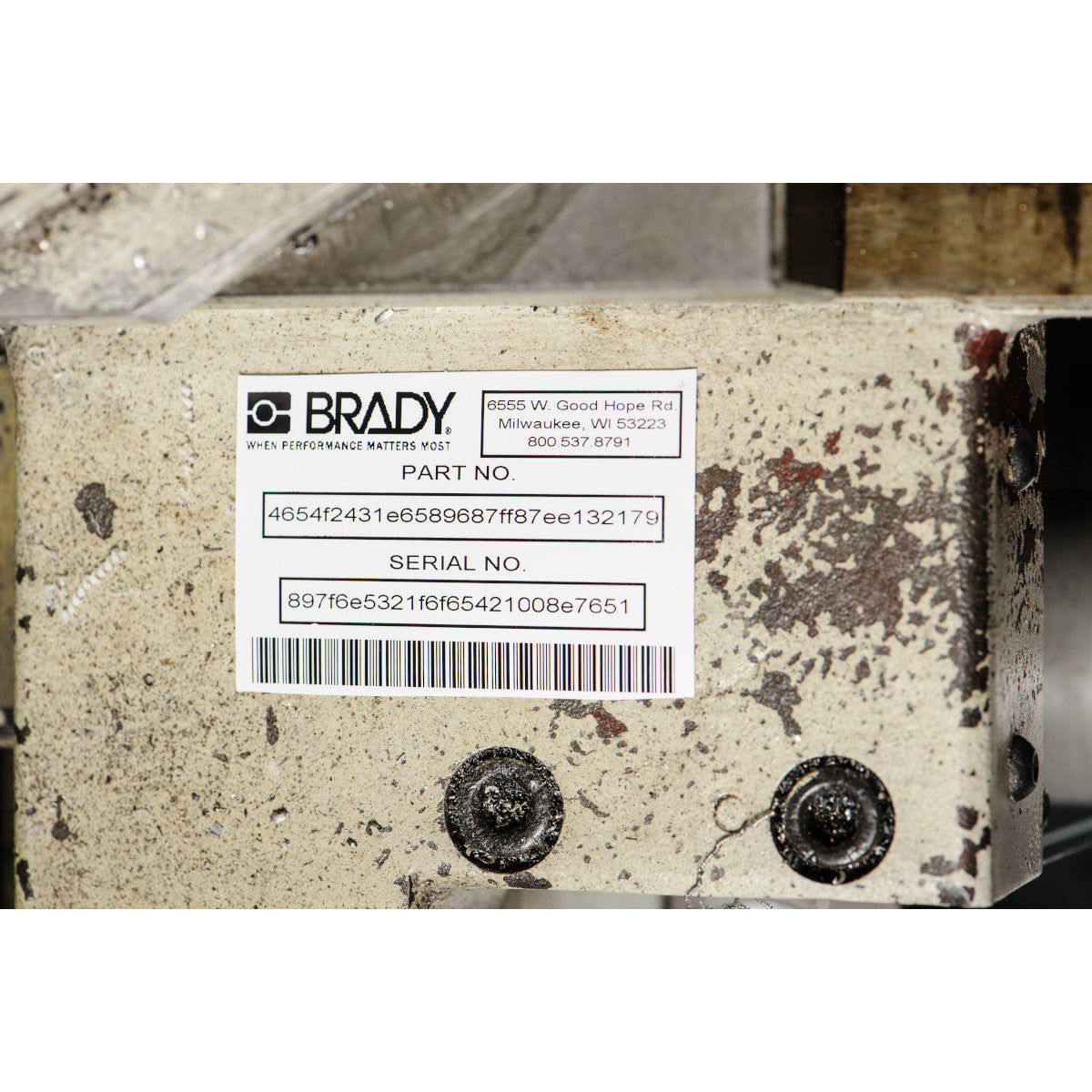 Multi-purpose polyester labels with extra strong adhesive for M710 and BMP71