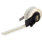 Bernsteingelbe Polyimid-Etiketten mit matter Oberfläche, beständig gegen hohe Temperaturen, für M610, M611, BMP61, M710 (mit Medienadapter) und BMP71 (mit Medienadapter)