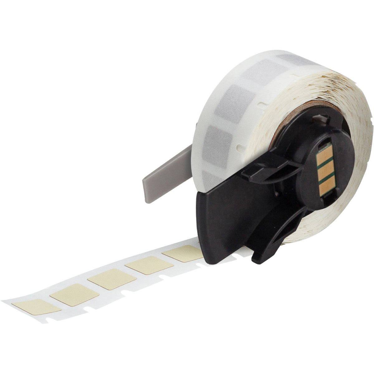 Amber yellow polyimide labels with a matte finish, resistant to high temperatures, for M610, M611, BMP61, M710 (with media adapter) and BMP71 (with media adapter)