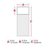 Self-laminating vinyl wrap labels for M610, M611, BMP61, M710 (with media adapter) and BMP71 (with media adapter)