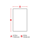Étiquettes en papier pour M610, M611, BMP61, M710 (avec adaptateur média) et BMP71 (avec adaptateur média)
