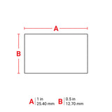 Bernsteingelbe Polyimid-Etiketten mit matter Oberfläche, beständig gegen hohe Temperaturen, für M610, M611, BMP61, M710 (mit Medienadapter) und BMP71 (mit Medienadapter)