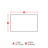 Für raue Umgebungen geeignete Mehrzweck-Etiketten aus Polyester für M610, M611, BMP61, M710 (mit Medienadapter) und BMP71 (mit Medienadapter)