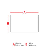 Bernsteingelbe Polyimid-Etiketten mit matter Oberfläche, beständig gegen hohe Temperaturen, für M610, M611, BMP61, M710 (mit Medienadapter) und BMP71 (mit Medienadapter)