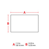 Étiquettes en polyimide à dissipation de tension adaptées à l'impression par transfert thermique