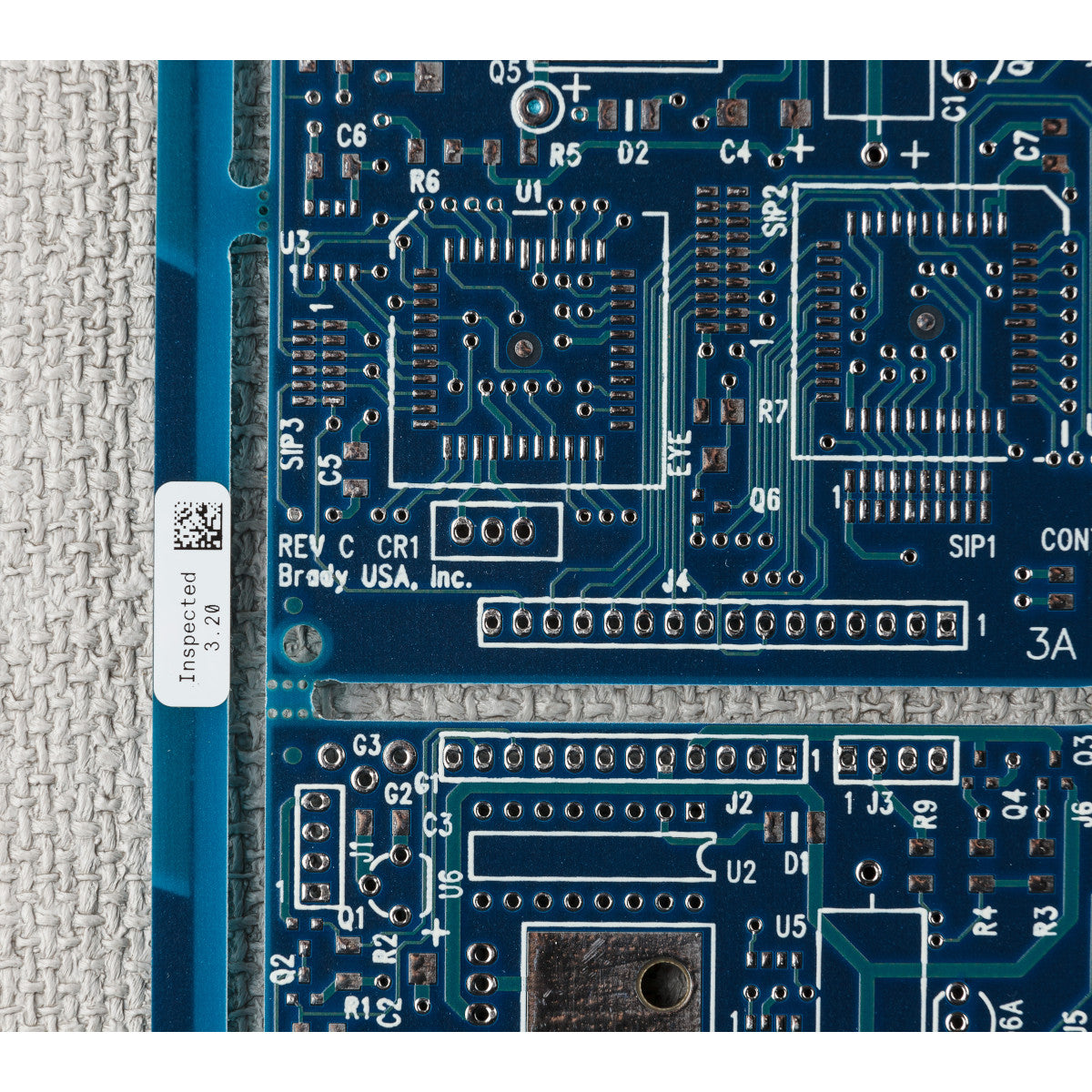 Dissipative polyimide labels for the BBP33/i3300 printers