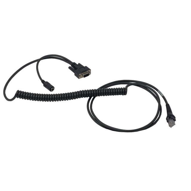 2,5 m langes RS-232-Spiralkabel für Code Reader