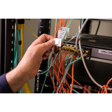 M610 M611 M710 QuickFlag™ flag labels with beveled sides for wire and cable identification