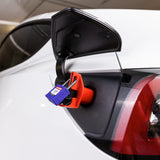 Dispositif d'arrêt pour bornes de recharge de véhicules électriques, NACS