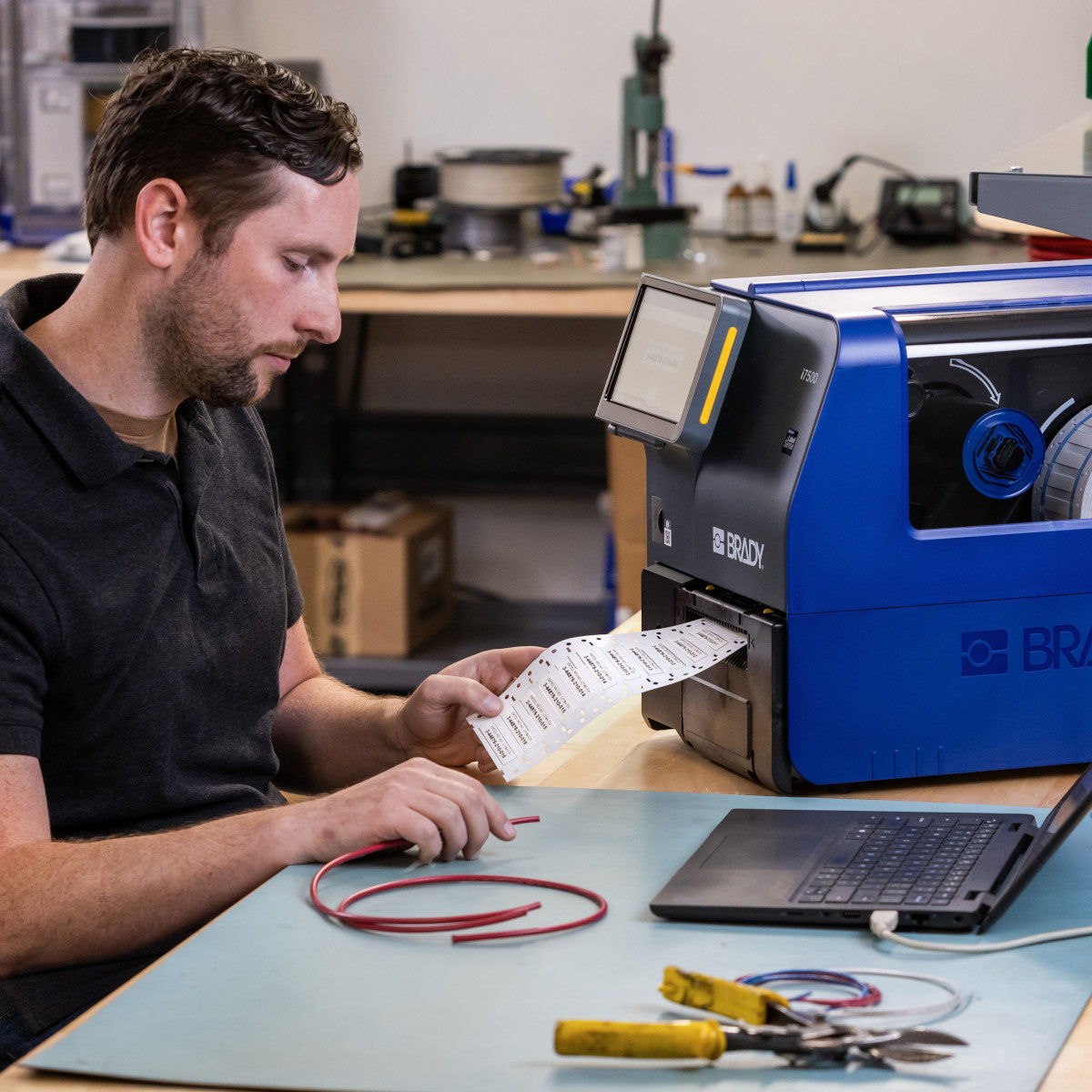 i7500 Industrial Label Printer 300 dpi - EU with Automatic Cutter