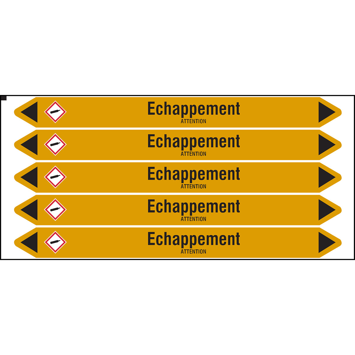 Marqueurs individual sur carte with flèches predécoupées, with pictogrammes (product francophone)