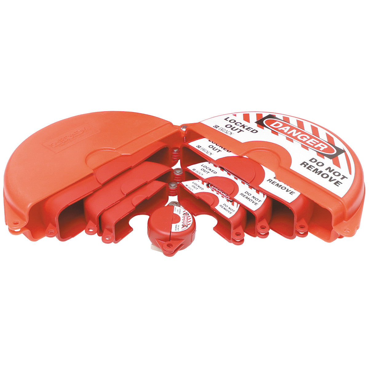 Absperr-Set für Durchgangsventile – rot