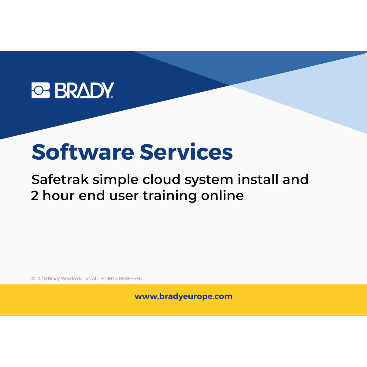 SafeTrak – Installation des einfachen Cloud-Systems und zweistündige Online-Schulung für Endnutzer