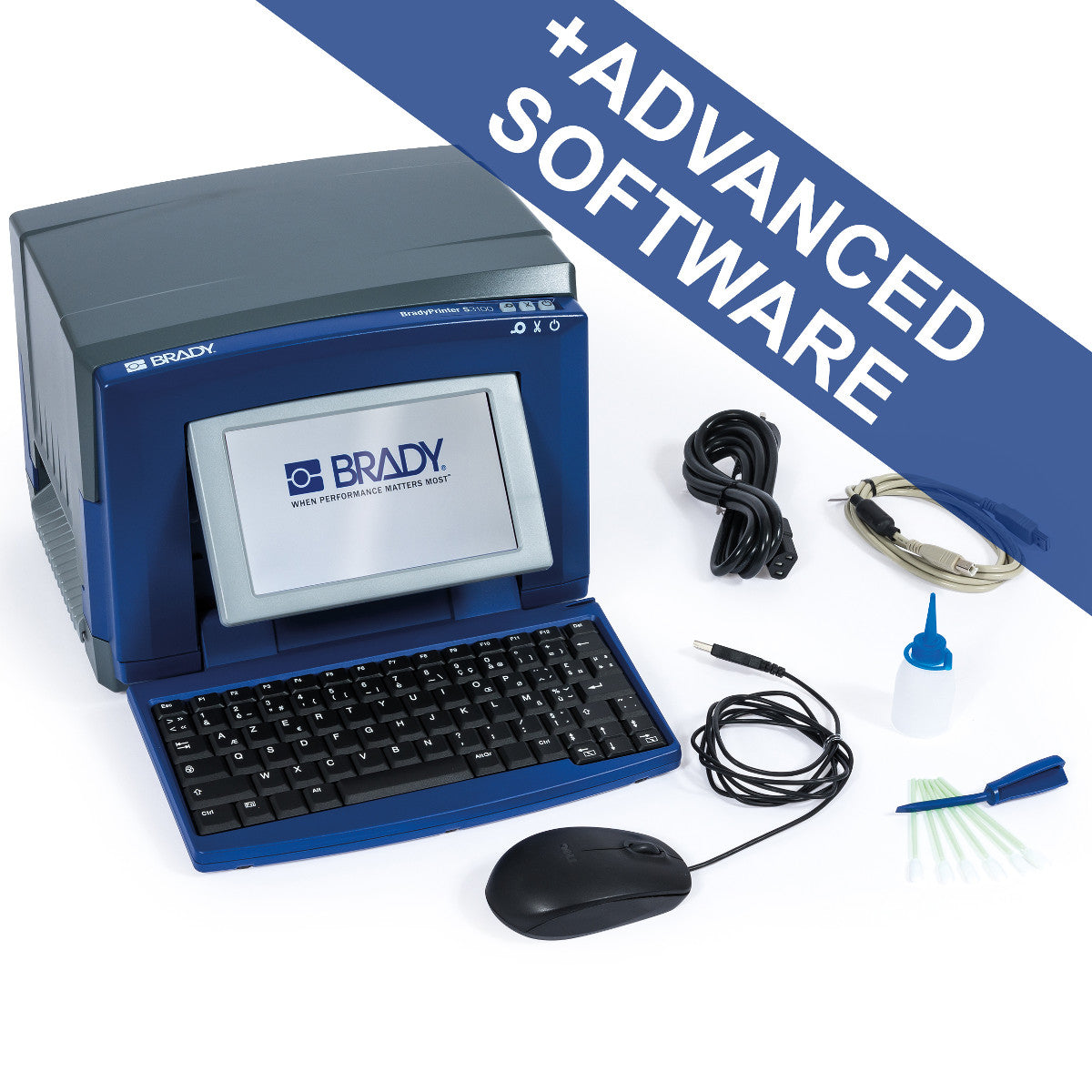 S3100 Sign and Label Printer - QWERTZ + BWS Suite