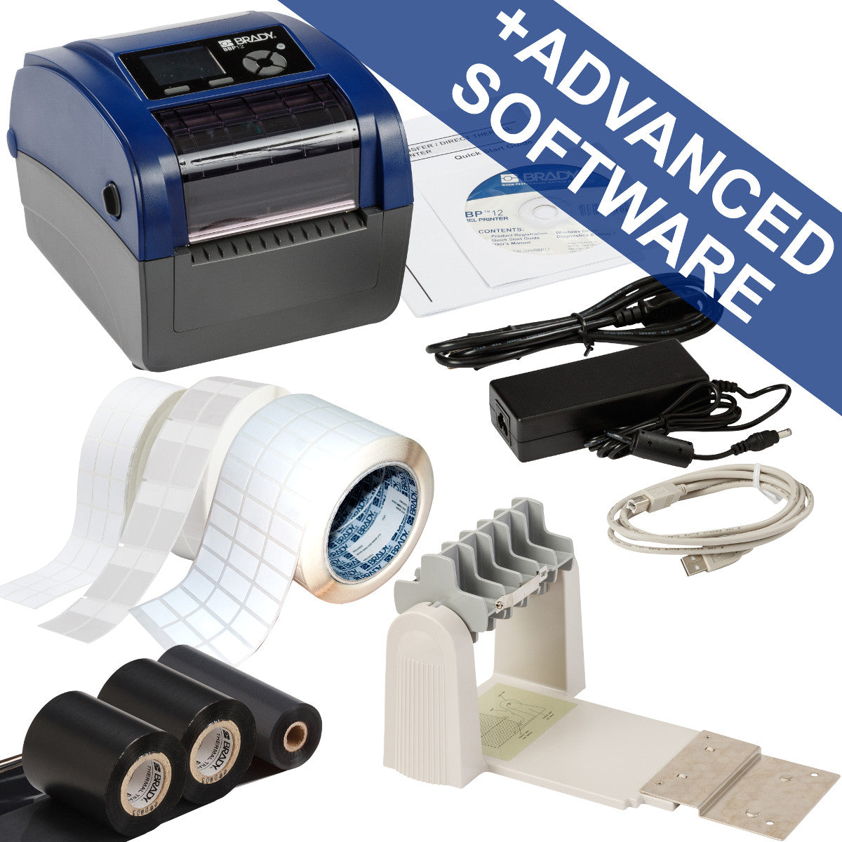 BBP12 Label Printer 300 dpi - Data Communication Kit - EU + Brady Workstation Suite
