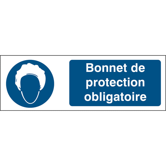 Gebotsschilder - Haarnetz benutzen