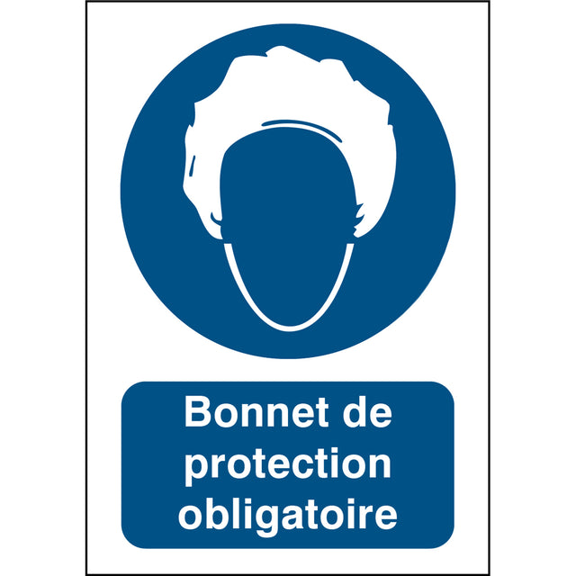 Gebotsschilder - Haarnetz benutzen