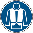 Gebotsschilder - Rettungsweste benutzen