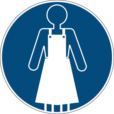 Gebotsschilder - Schürze tragen