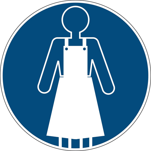 Gebotsschilder - Schürze tragen