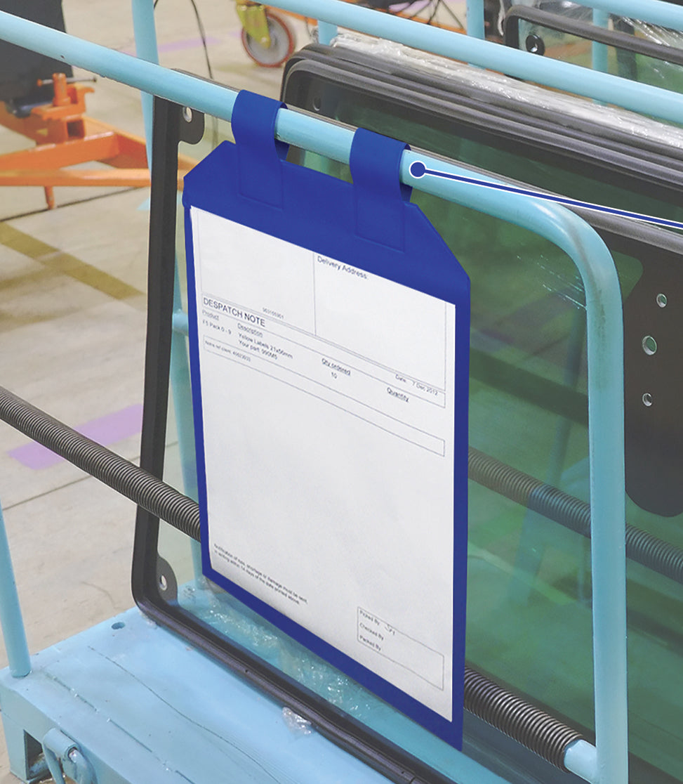 Einschubhüllen mit magnet. Schlaufen, 295 x 230 mm