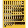 Magnetische Zahlen, Gelb, 39 x 43 mm