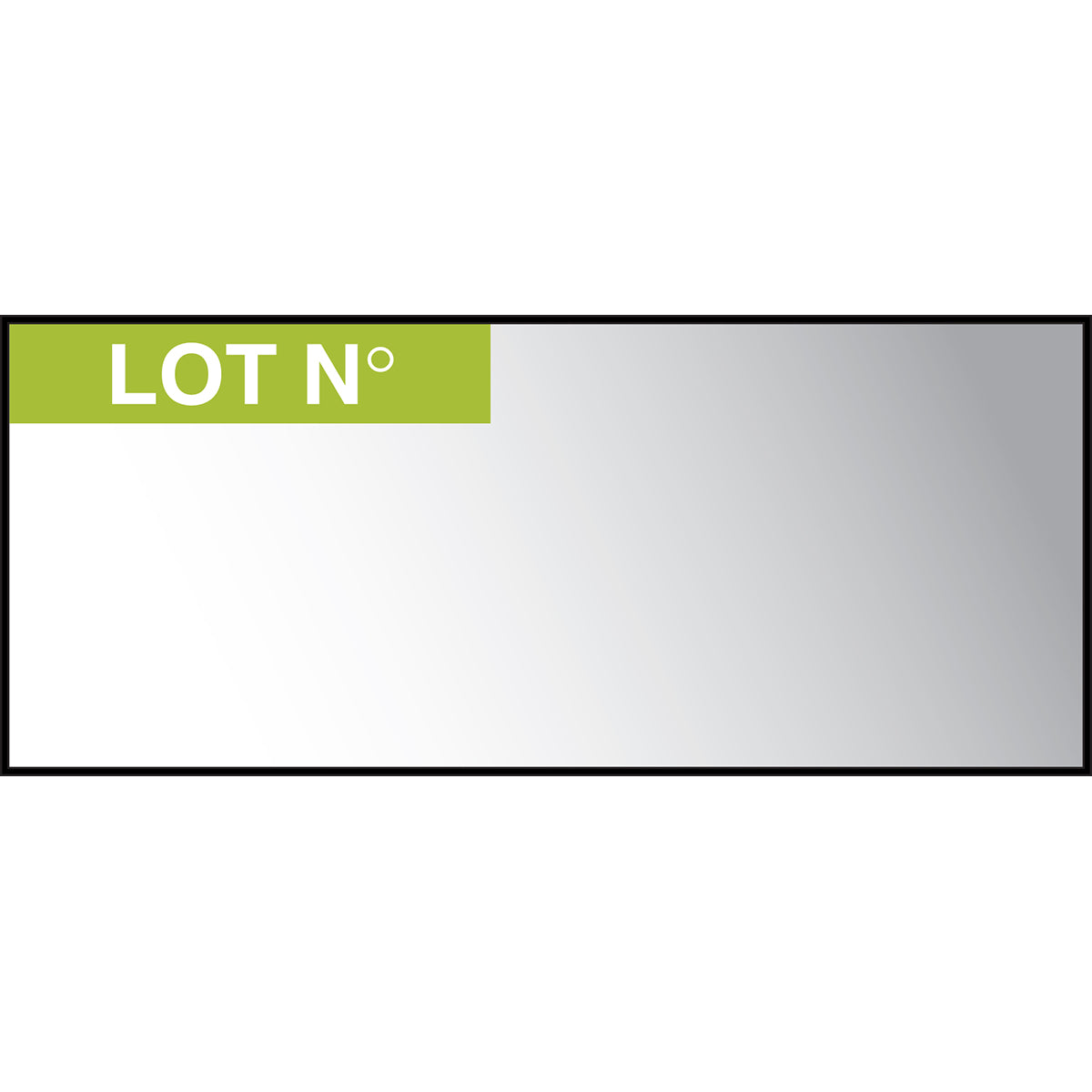 Labels complete with aluminum (francophone product)