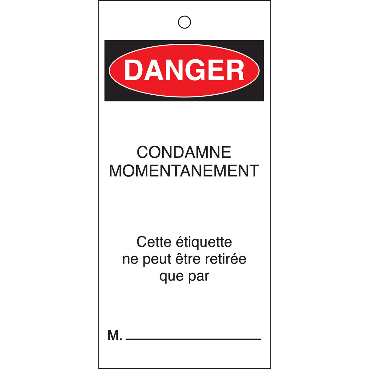 Pour avertir des risques liés aux produits & machines (produit francophone)