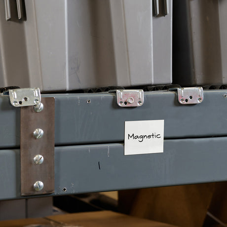 Beschriftbare Magnetetiketten: B-859 38.5 x 45 mm, Weiß