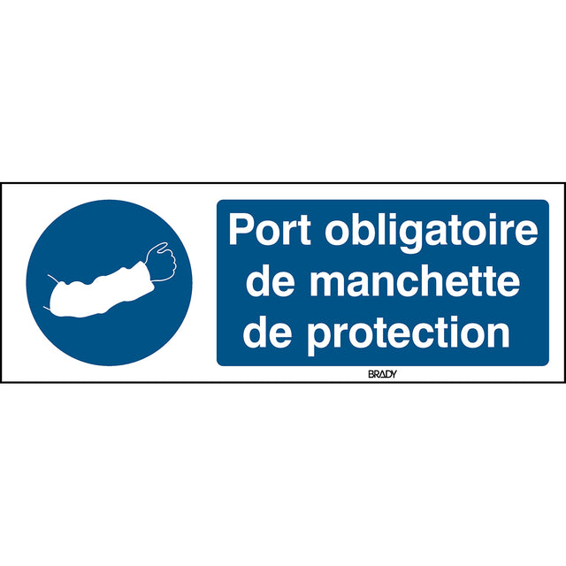 ISO Sicherheitskennzeichnung - Armschutz benutzen