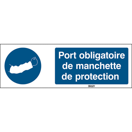 ISO Sicherheitskennzeichnung - Armschutz benutzen