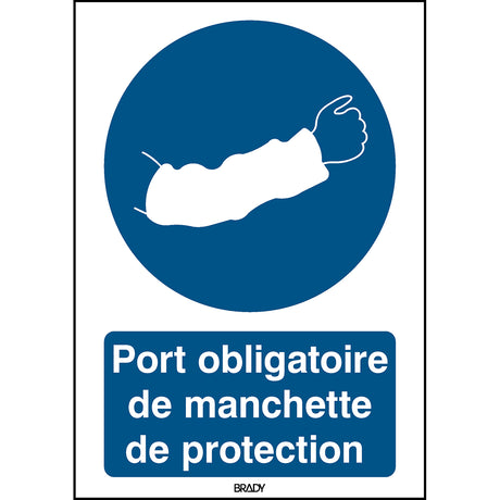 ISO Sicherheitskennzeichnung - Armschutz benutzen