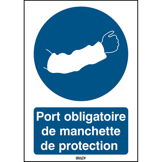 ISO Sicherheitskennzeichnung - Armschutz benutzen