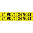Warnschilder für die Spannungskennzeichnung - 24 VOLT