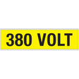 Warnschilder für die Spannungskennzeichnung - 380 VOLT