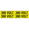 Warnschilder für die Spannungskennzeichnung - 380 VOLT